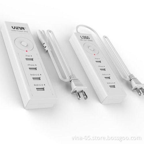 4-port USB power strip